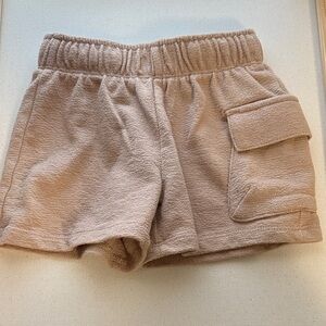 Cozy Tan Kids Shorts with Pocket